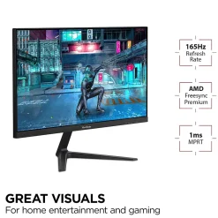 ViewSonic 27" 165 Hz LED Gaming Monitor, Black (VX2718-P-MHD)