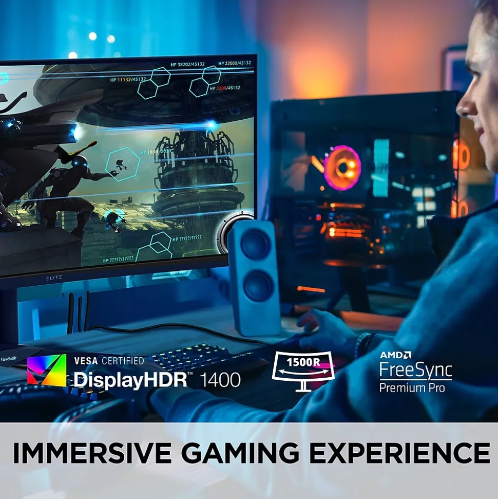 ViewSonic 34" Curved 200Hz LED Gaming Monitor, Black (XG341C-2K)