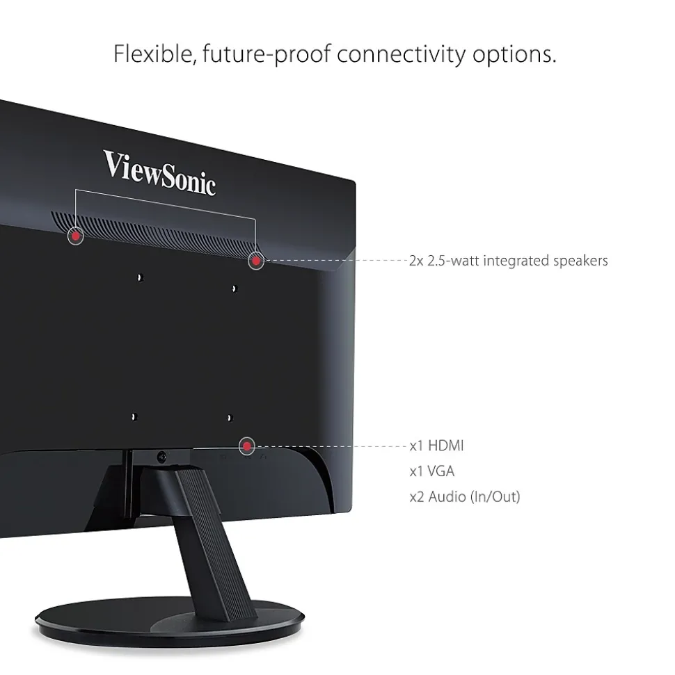 ViewSonic 27" 100Hz LCD Monitor, Black (VA2759-SMH)