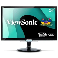 ViewSonic 24" 60Hz LCD Monitor, Black (VX2452MH)