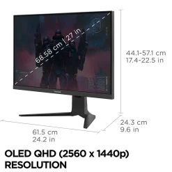 ViewSonic 27'' 240Hz LED Gaming Monitor, Black (XG2736-2K)