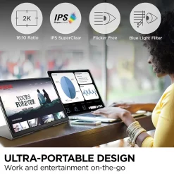 ViewSonic 16" 60Hz LED Monitor, Black (VG1656-2K)