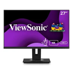 ViewSonic 27" 4K Ultra HD 60 Hz LCD Monitor, Black (VG2756-4K)