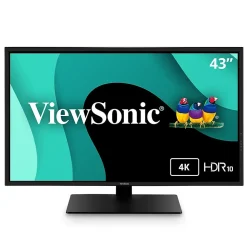 ViewSonic 43" 4K Ultra HD 60 Hz LED Monitor, Black (VX4381-4K)