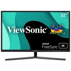 ViewSonic 32" 4K Ultra HD 60Hz LCD Monitor, Black (VX3211-4K-MHD)