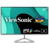 ViewSonic 32" 4K Ultra HD 60Hz LCD Monitor, Silver (VX3276-4K-MHD)