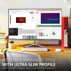 ViewSonic 32" 4K Ultra HD 60Hz LCD Monitor, Silver (VX3276-4K-MHD)