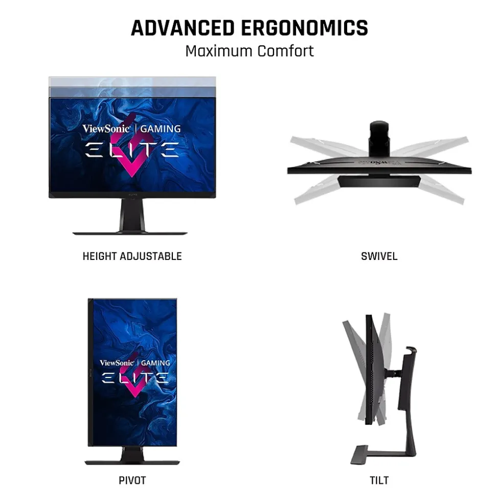 ViewSonic 32" 4K Ultra HD 144Hz LED Gaming Monitor, Black (XG321UG)