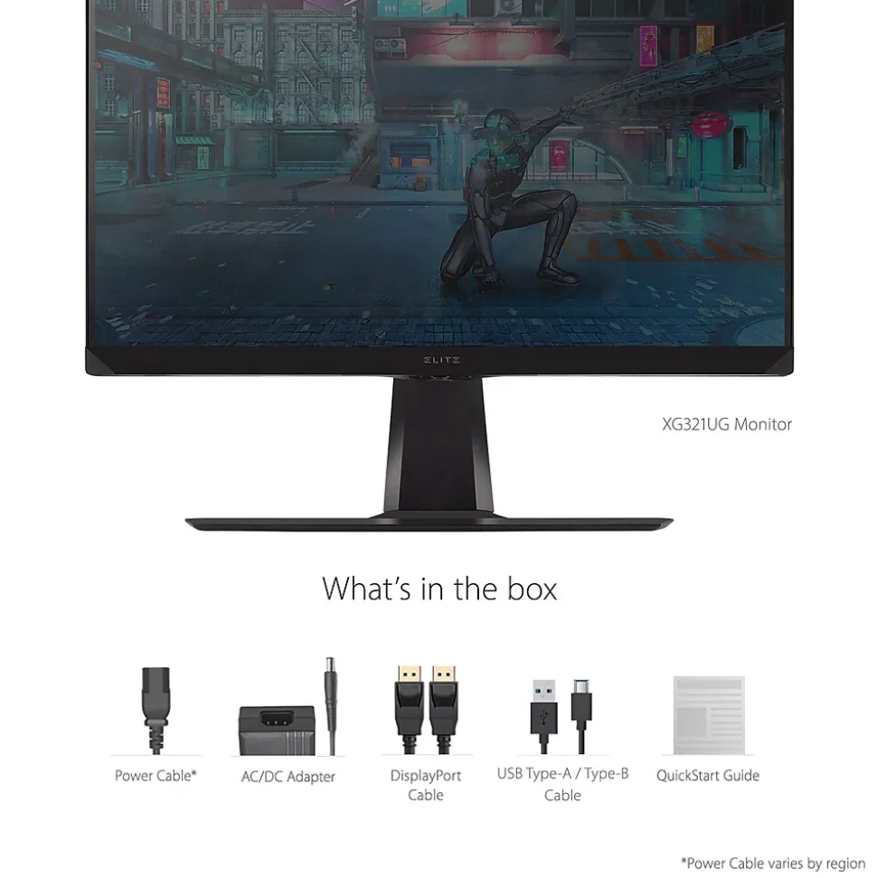 ViewSonic 32" 4K Ultra HD 144Hz LED Gaming Monitor, Black (XG321UG)