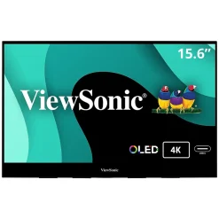 ViewSonic 15.6" 4K Ultra HD 60Hz LED Monitor, Black (VX1655-4K-OLED)