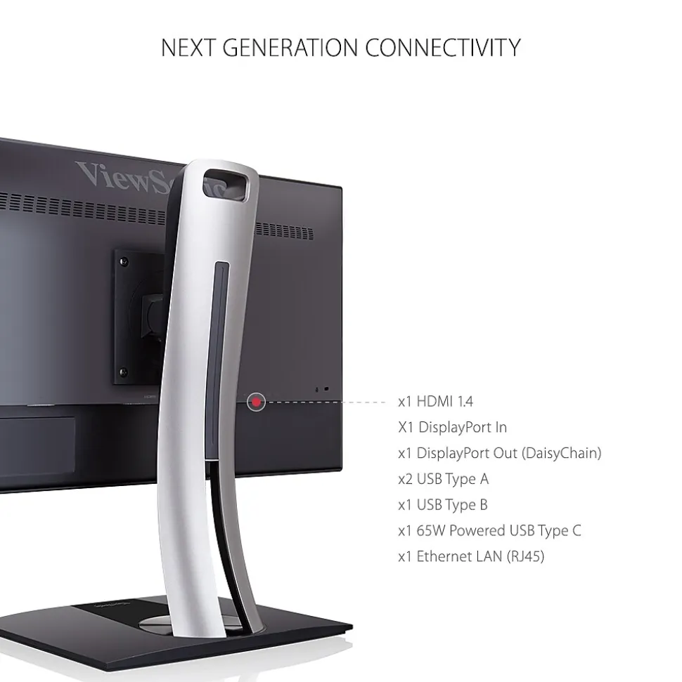 ViewSonic ColorPro 27" 60Hz LCD Monitor, Black (VP2768A)