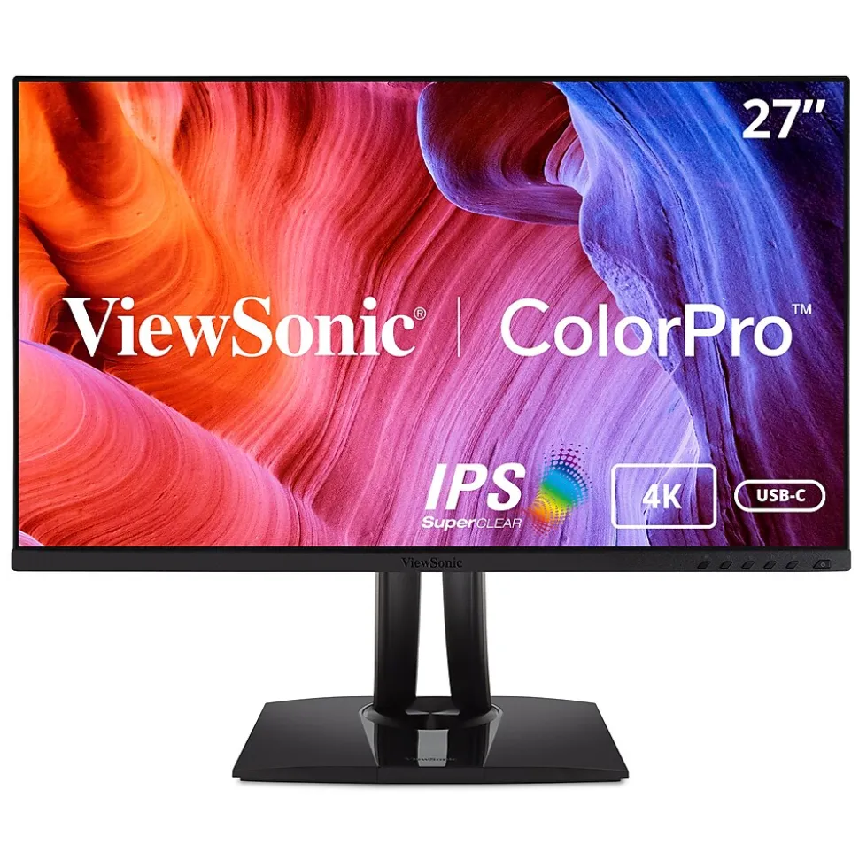 ViewSonic ColorPro 27" 4K Ultra HD 60Hz LED Monitor, Black (VP2756-4K)