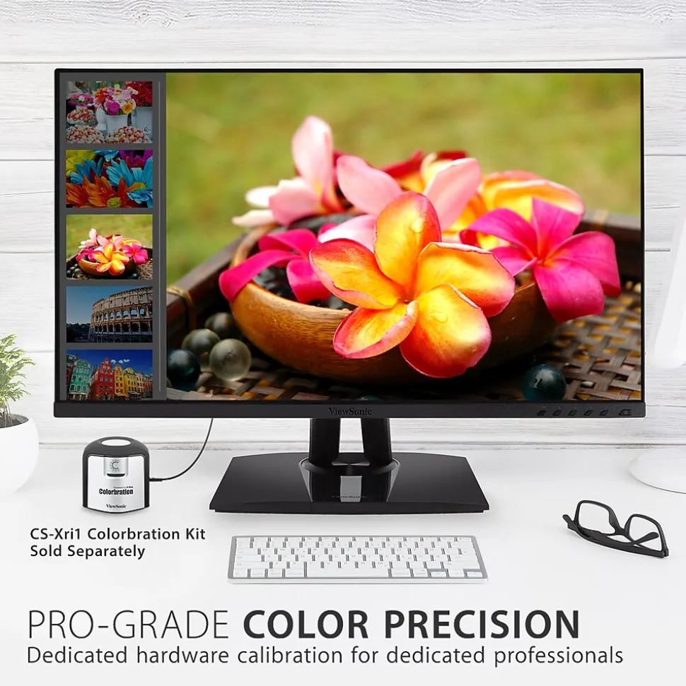 ViewSonic ColorPro 27" 4K Ultra HD 60Hz LED Monitor, Black (VP2756-4K)