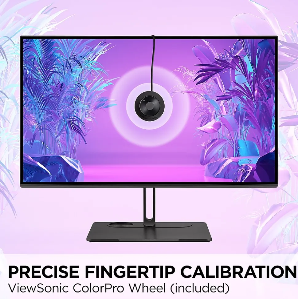 ViewSonic ColorPro 27" 4K Ultra HD 60 Hz LED Monitor, Black (VP2786-4K)