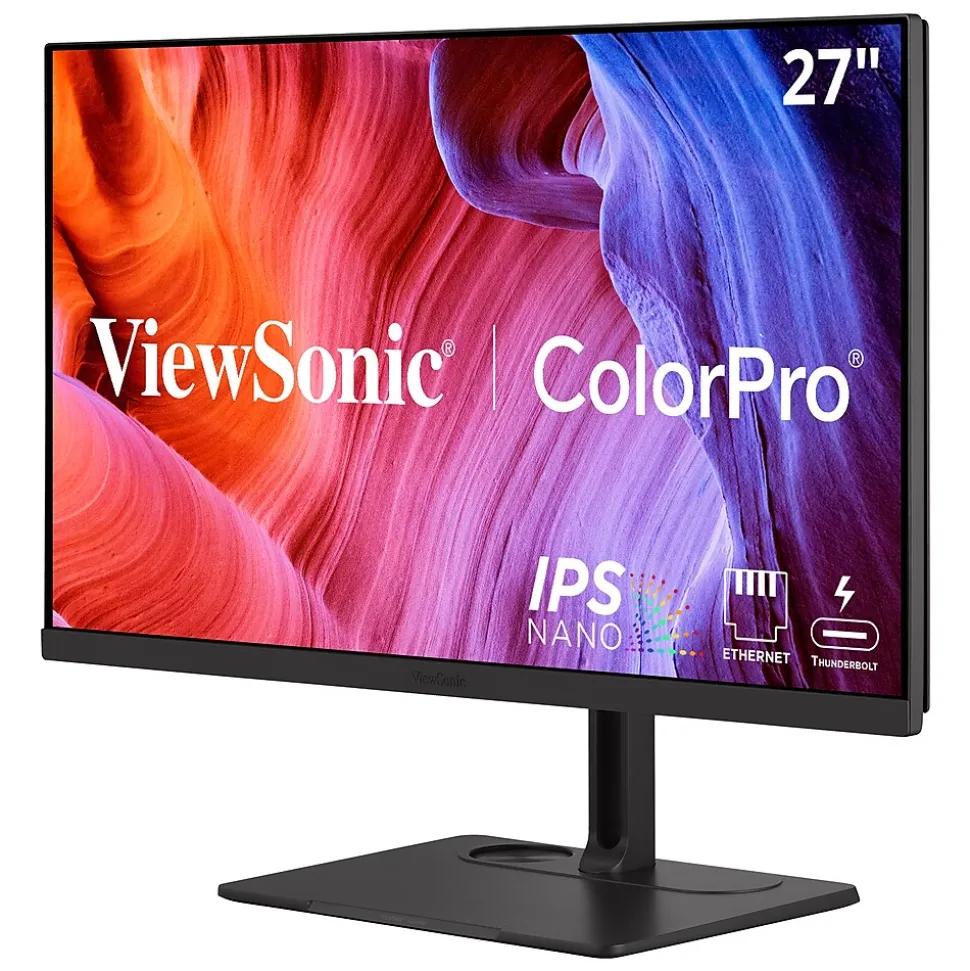 ViewSonic ColorPro 27" 4K Ultra HD 60Hz LCD Monitor, Black (VP2776T-4K)