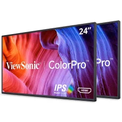 ViewSonic ColorPro Dual Pack Head-Only 24" 60Hz LCD Monitor, Black (VP2468_H2)