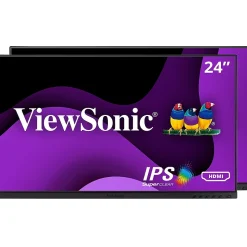 ViewSonic Dual Pack Head-Only 24" 60Hz LCD Monitor, Black (VG2448A-2_H2)