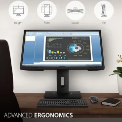 ViewSonic Ergonomic 24" 60Hz LCD Monitor, Black (VG2440)