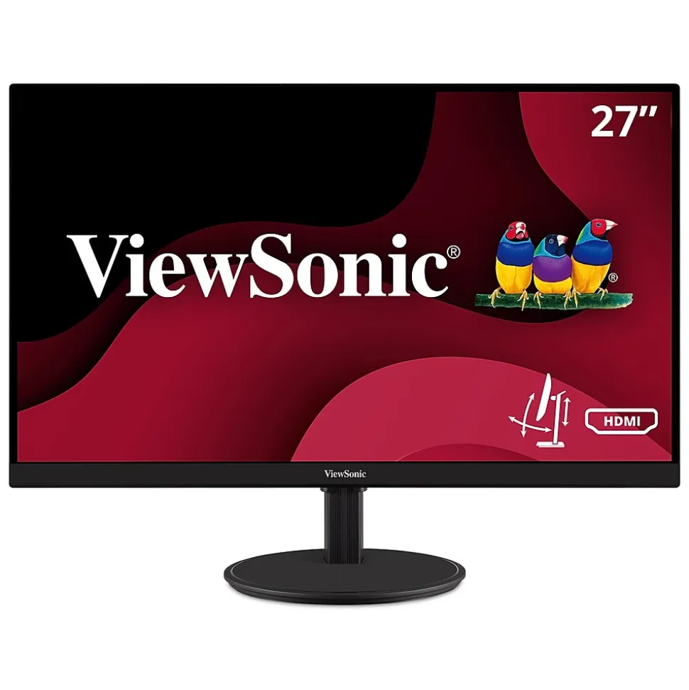 ViewSonic Ergonomic 27" 100Hz LED Monitor, Black (VA2747-MHJ)
