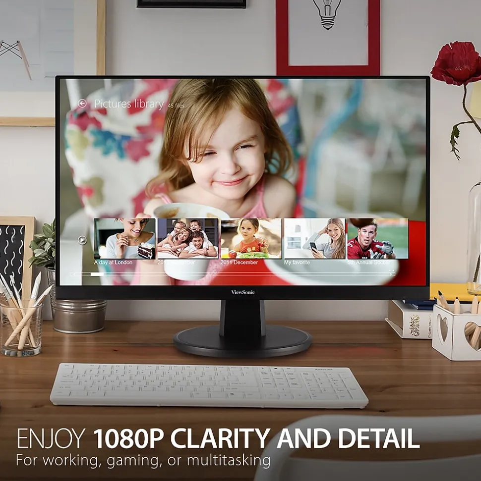 ViewSonic Ergonomic 27" 100Hz LED Monitor, Black (VA2747-MHJ)