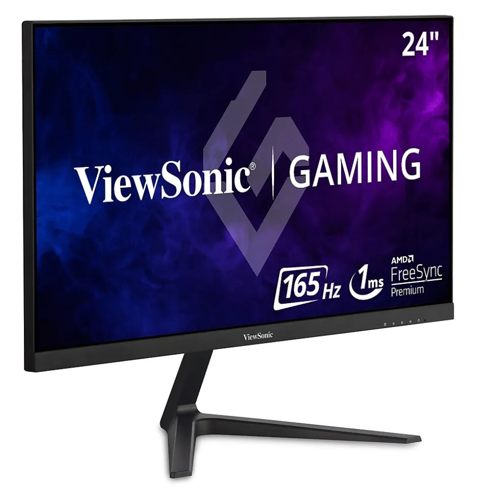 ViewSonic FHD 24" 165 Hz LCD Gaming Monitor, Black (VX2418-P-MHD)