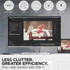 ViewSonic Thin-Bezel 27" 4K Ultra HD 60Hz LED Monitor, Silver (VX2776-4K-MHDU)