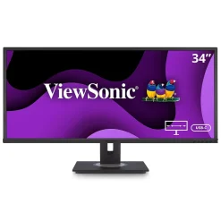 ViewSonic UltraWide WQHD 34" 60 Hz LCD Monitor, Black (VG3456)