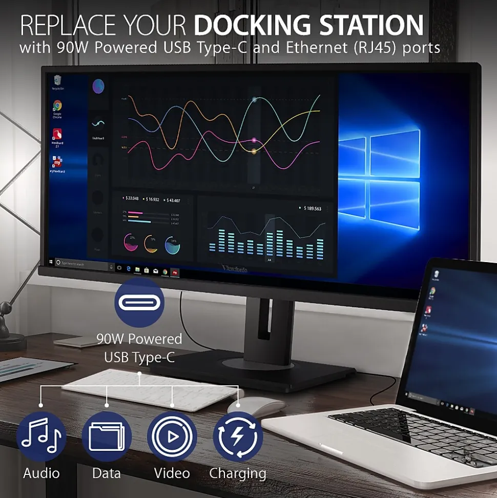 ViewSonic UltraWide WQHD 34" 60 Hz LCD Monitor, Black (VG3456)