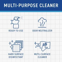 Virex II 256 Cleaner Disinfectants, Mint, 128 oz., 4/Carton (04332)