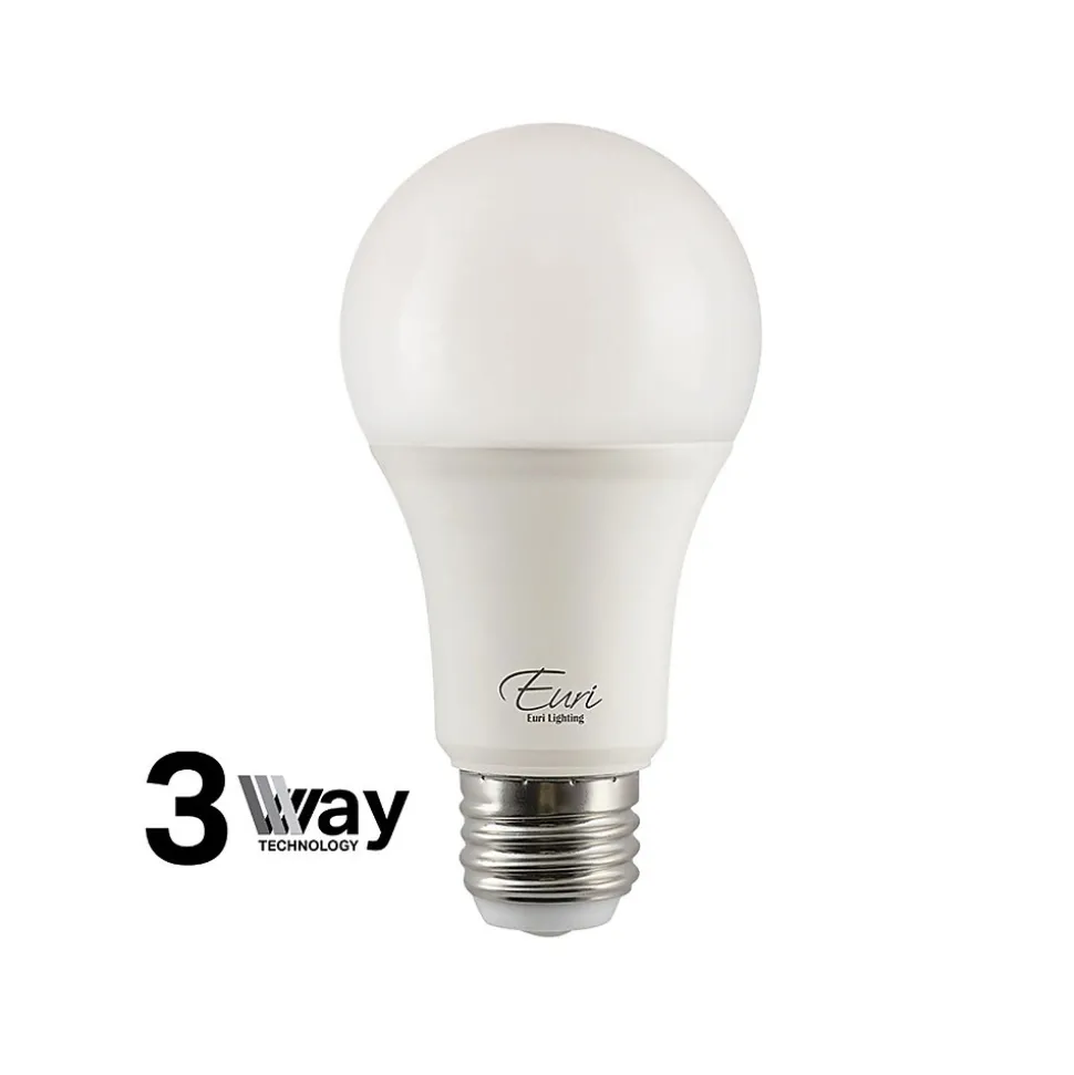 Viribright 4/8/12-Watt Warm White 3-Way LED General-Purpose Bulb, 6/Box (450102-ES)