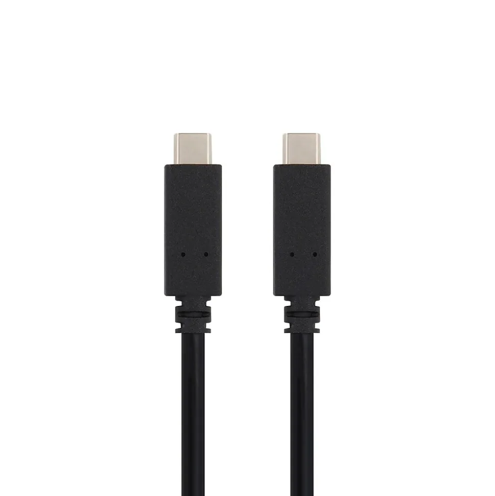 VisionTek 3.28' USB Type-C Cable, Male to Male, Black (901439)