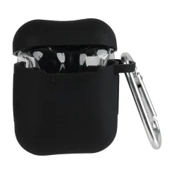 Vivitar Case with Carabiner for AirPods, Black (V90022BLKSTK12)