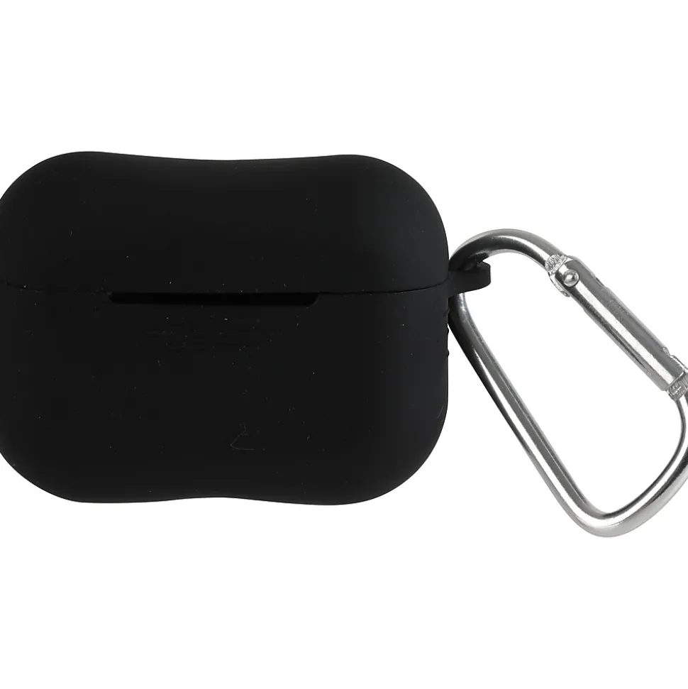 Vivitar Case with Carabiner for AirPods Pro, Black (V90023BLKSTK12)