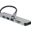 Vivitar Creator Series 6-Port USB-C Hub, Silver (VIVRW7320-NOC-STK-16)