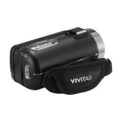 Vivitar DVR E401 42MP 4K Digital Camcorder, Black (DVRE401-BLK-STK-4)