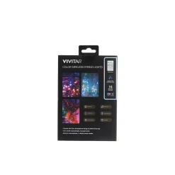 Vivitar Smart RGB Wireless String Light, Multicolor (LBX101633)