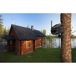 VOSKER V150 Outdoor Wired/Wireless Solar Security Camera, Black (V150-US)