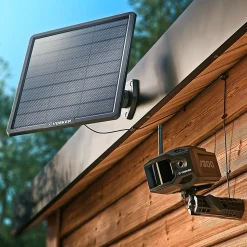VOSKER V300 Outdoor Wired/Wireless Solar Security Camera, Black (V300-ULT-US)