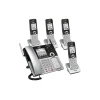 VTech Small Business System 80-0328-00 4-Line Cordless Phone, Silver/Black