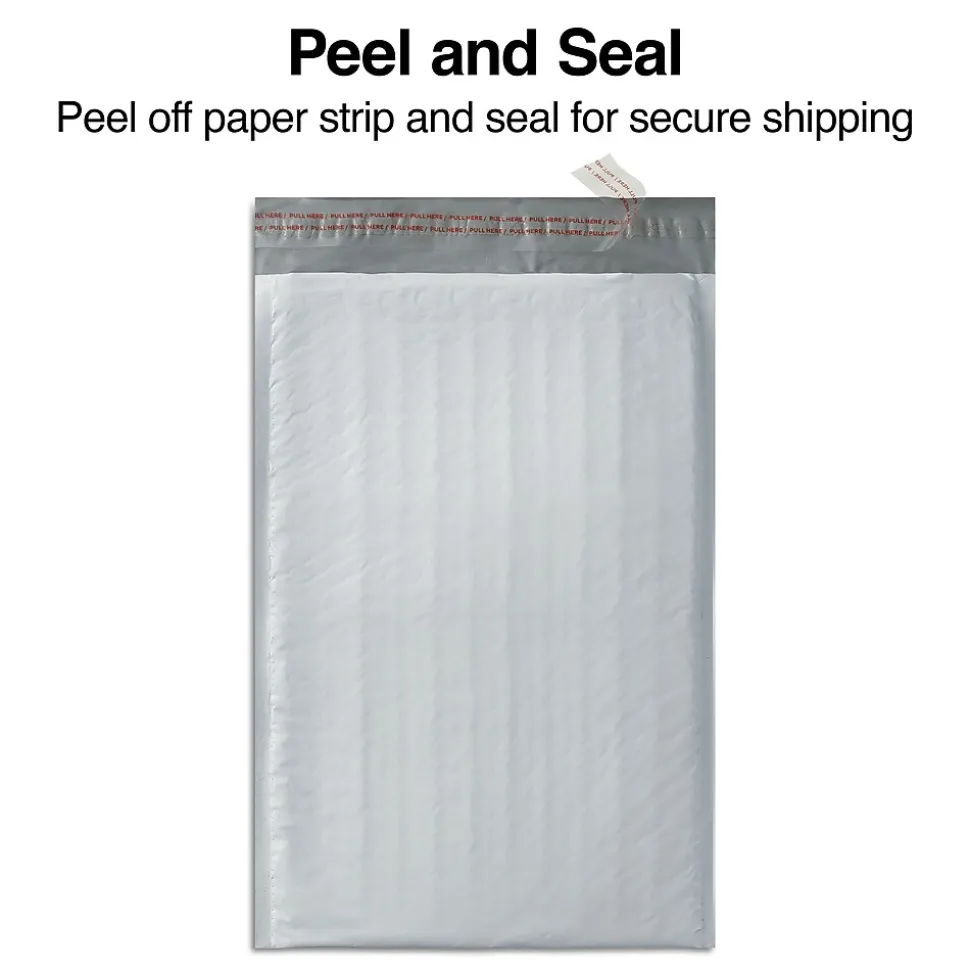 8.5"W x 11"L Peel & Seal Bubble Mailer, #2, 8/Pack (51627-CC)