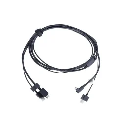 Wacom 5.9' X-Shape USB-B to HDMI Audio/Video Cable, Male to Female/Male, Black (ACK44506Z)