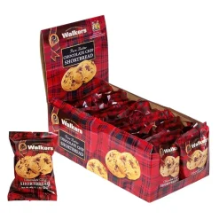 Walkers Shortbread Cookies Chocolate Chip 1.4 oz, 20/Box (WKR06536)