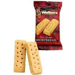 Walker's Shortbread Fingers Pure Butter Shortbread Cookies, Individually Wrapped, 1.4 oz, 24/Pack (WKR00116)