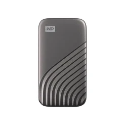 WD My Passport 500GB USB 3.2 External Solid State Drive, Grey (WDBAGF5000AGY)