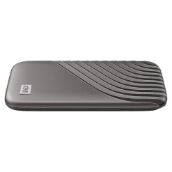 WD My Passport 500GB USB 3.2 External Solid State Drive, Grey (WDBAGF5000AGY)