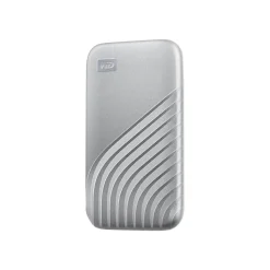 WD My Passport 1TB USB 3.2 External Solid-State Drive, Silver (WDBAGF0010BSL-WESN)
