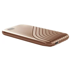 WD My Passport 2TB USB 3.2 External Solid-State Drive, Gold (WDBAGF0020BGD-WESN)