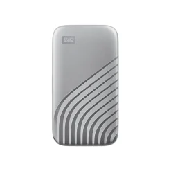 WD My Passport 2TB USB 3.2 External Solid-State Drive, Silver (WDBAGF0020BSL-WESN)