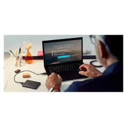 WD My Passport 4TB USB 3.2 Gen 1 External Hard Drive, Black (WDBPKJ0040BBK-WESN)