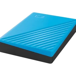 WD My Passport 4TB USB 3.2 Gen 1 External Hard Drive, Sky (WDBPKJ0040BBL-WESN)